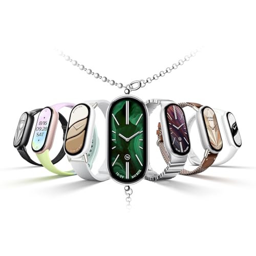 XIAOMI Smart Band 10 (Smart Watch, Fitness Tracker), display AMOLED 1.72'', autonomia fino a 21 giorni con ricarica rapida, monitoraggio accurato del benessere, Android & iOS, 5ATM, bussola