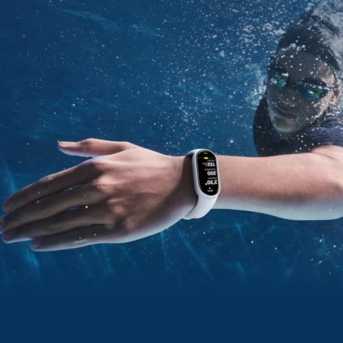 XIAOMI Smart Band 10 (Smart Watch, Fitness Tracker), display AMOLED 1.72'', autonomia fino a 21 giorni con ricarica rapida, monitoraggio accurato del benessere, Android & iOS, 5ATM, bussola