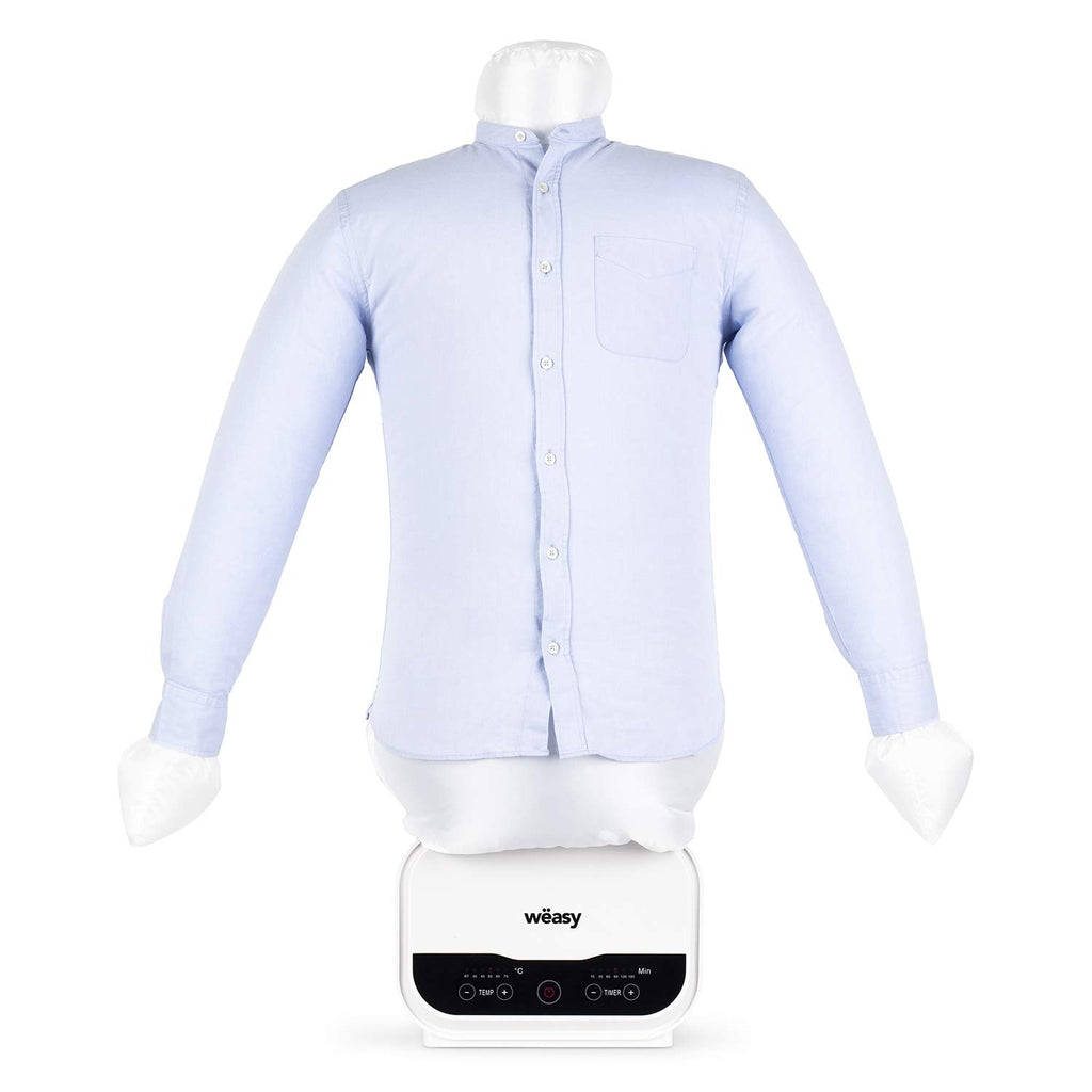 Wëasy Manichino Automatico Magic Pressing IRO320,Asciugatura e Stiratura Camicie,Pratico,Rapido, 5 Livelli di Temperatura,Timer programmabile