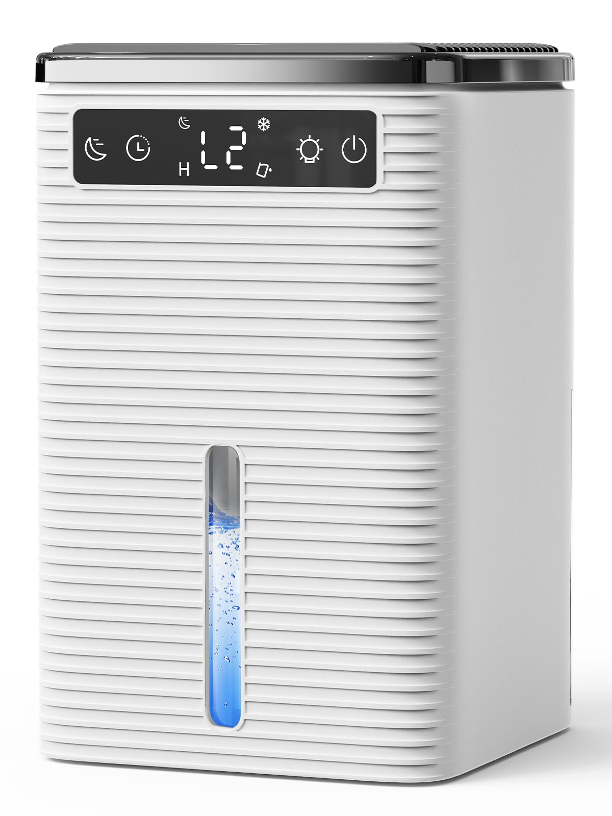 Deumidificatore Casa Muffa, 2500ML, 30dB Ultra Silenzioso, Deumidificatore Portatile per Casa, Ufficio, Bagno, Armadio, Spegnimento Automatico, Timer 2-12 Ore, Dehumidifier con Luce LED, 700ml/24H