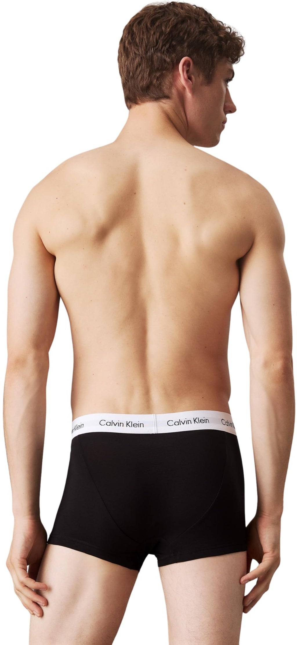 Calvin Klein Uomo Pantaloncini Boxer Vita Bassa Confezione da 3 Intimo, Nero (Black), M