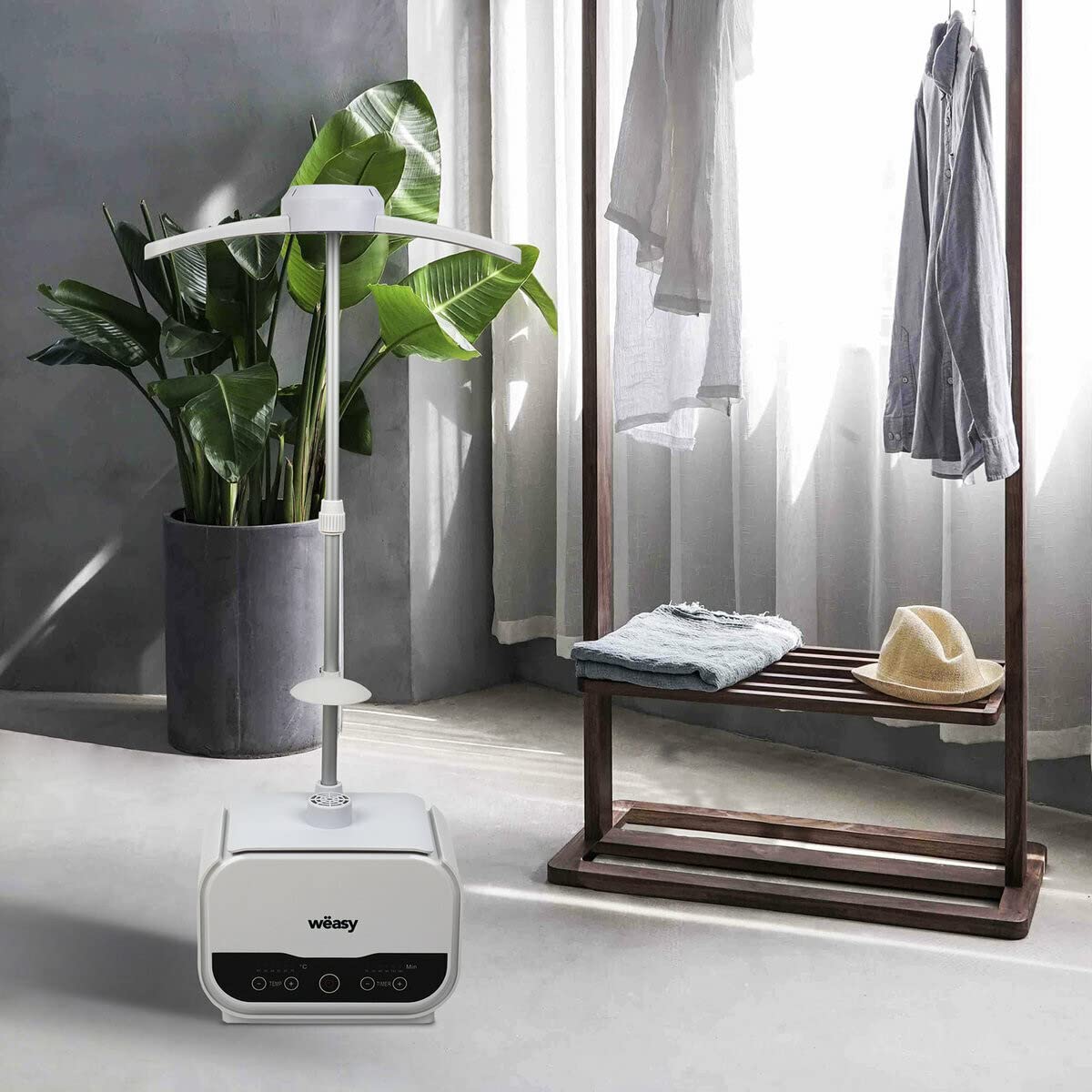 Wëasy Manichino Automatico Magic Pressing IRO320,Asciugatura e Stiratura Camicie,Pratico,Rapido, 5 Livelli di Temperatura,Timer programmabile