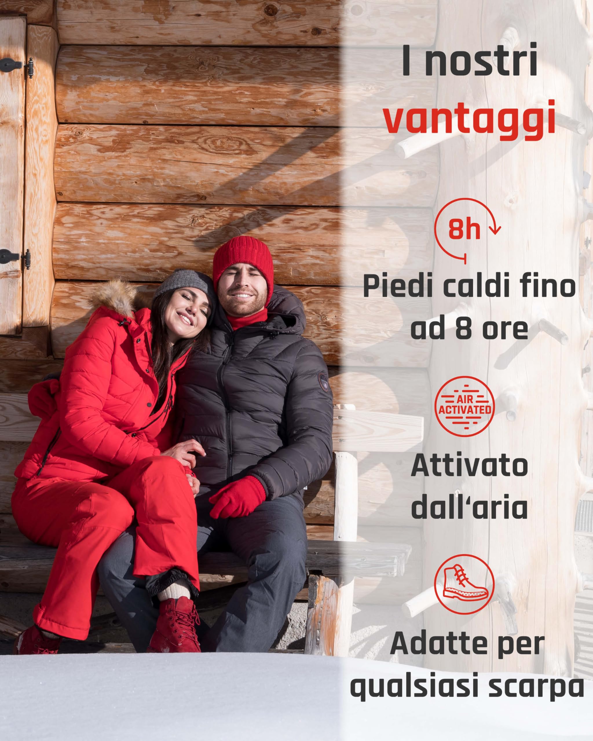 Terratherm Solette riscaldanti - attivato dall’aria - per 8 ore die calore per i piedi - 5, 10 o 30 paia - scaldapiedi per scarpe - suole riscaldanti con 100% calora naturale - 5 paia