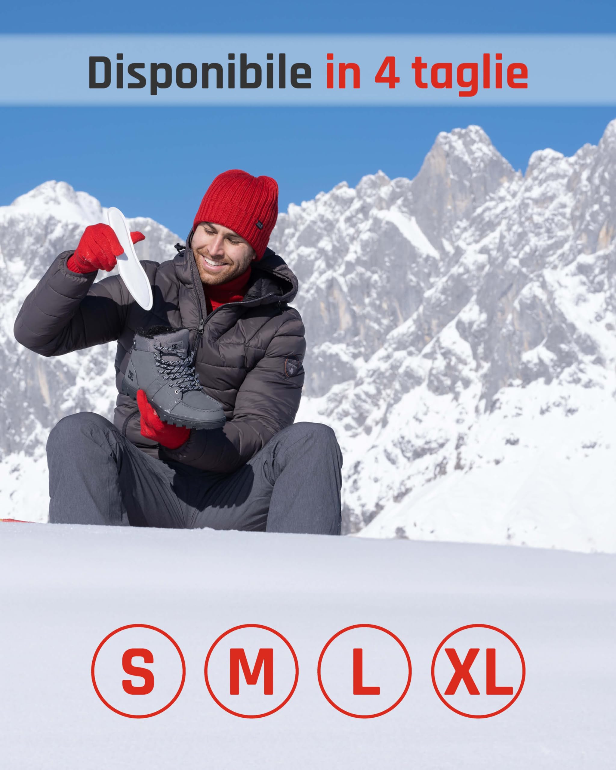 Terratherm Solette riscaldanti - attivato dall’aria - per 8 ore die calore per i piedi - 5, 10 o 30 paia - scaldapiedi per scarpe - suole riscaldanti con 100% calora naturale - 5 paia